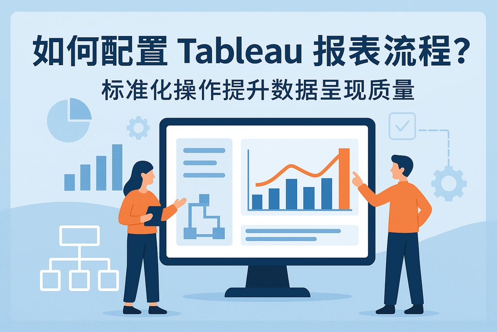 如何配置Tableau报表流程？标准化操作提升数据呈现质量