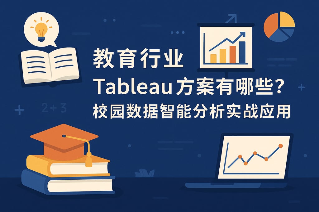 教育行业Tableau方案有哪些？校园数据智能分析实战应用