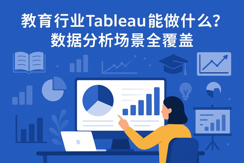 教育行业Tableau能做什么？数据分析场景全覆盖