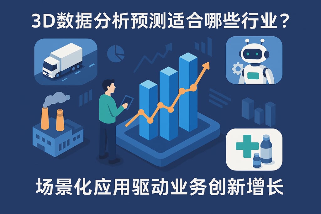 3D数据分析预测适合哪些行业？场景化应用驱动业务创新增长