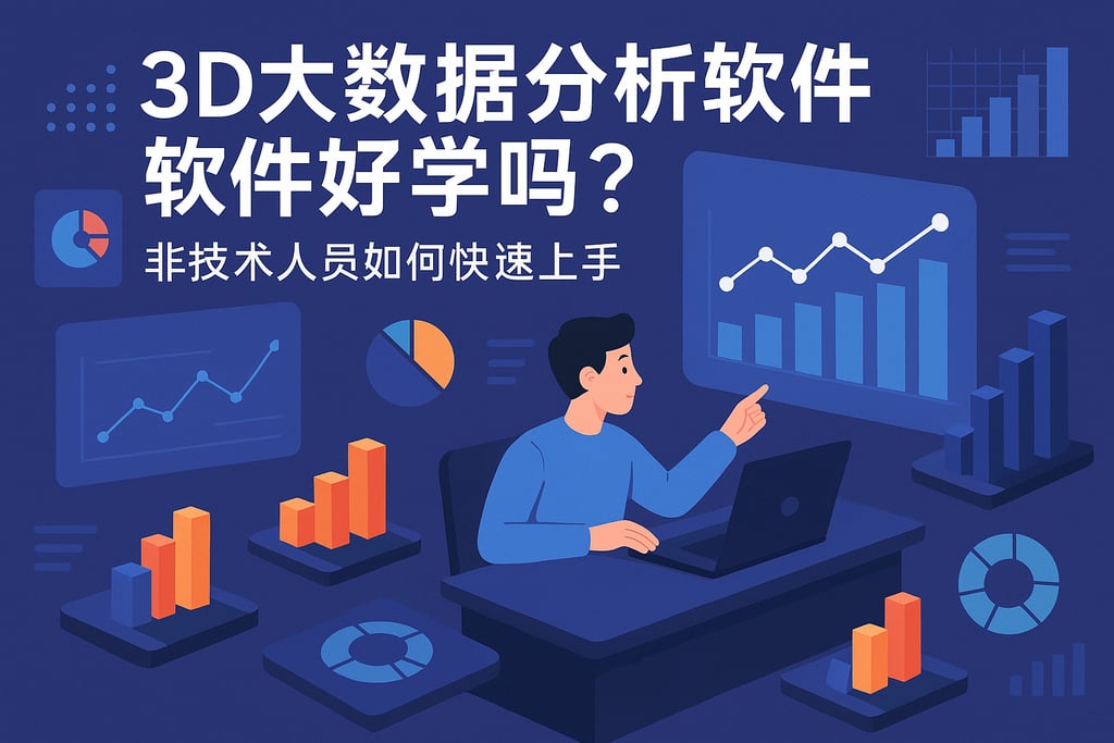 3d大数据分析预测软件好学吗？非技术人员如何快速上手