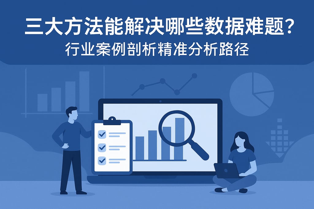 三大方法能解决哪些数据难题？行业案例剖析精准分析路径