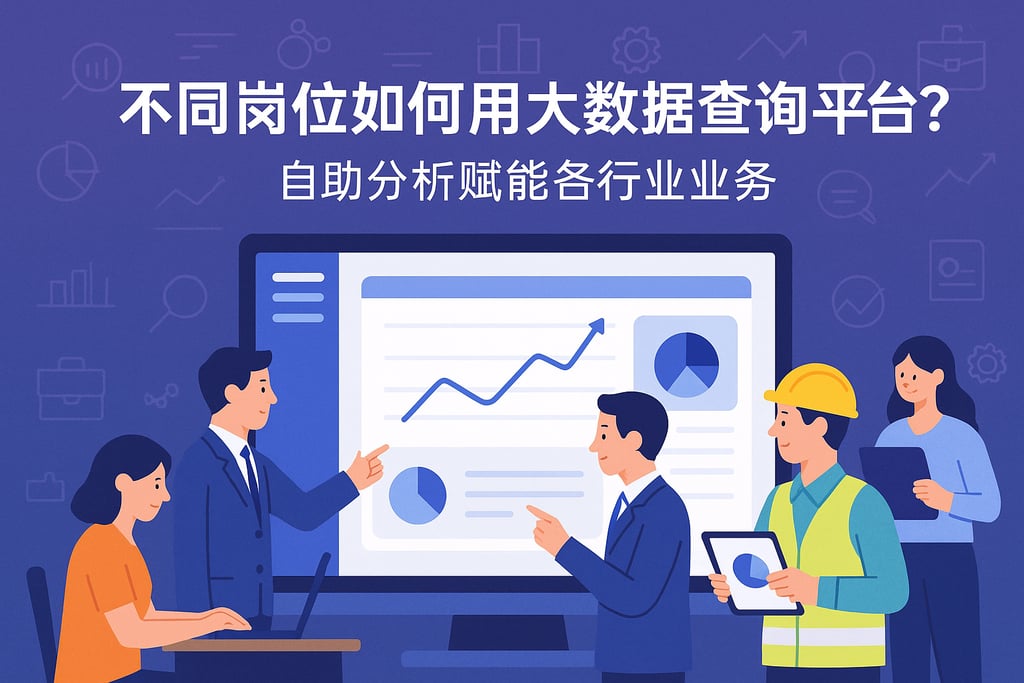 不同岗位如何用大数据查询平台？自助分析赋能各行业业务