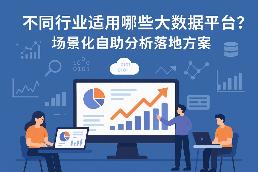 不同行业适用哪些大数据平台？场景化自助分析落地方案