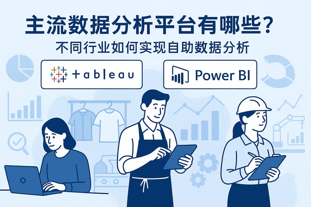 主流数据分析平台有哪些？不同行业如何实现自助数据分析