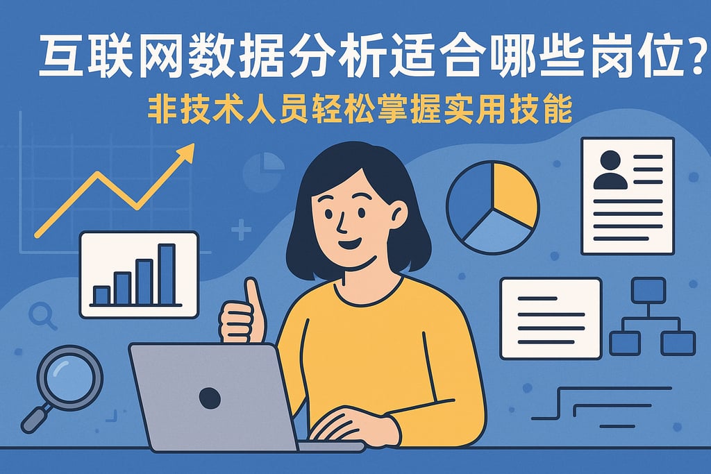 互联网数据分析适合哪些岗位？非技术人员轻松掌握实用技能