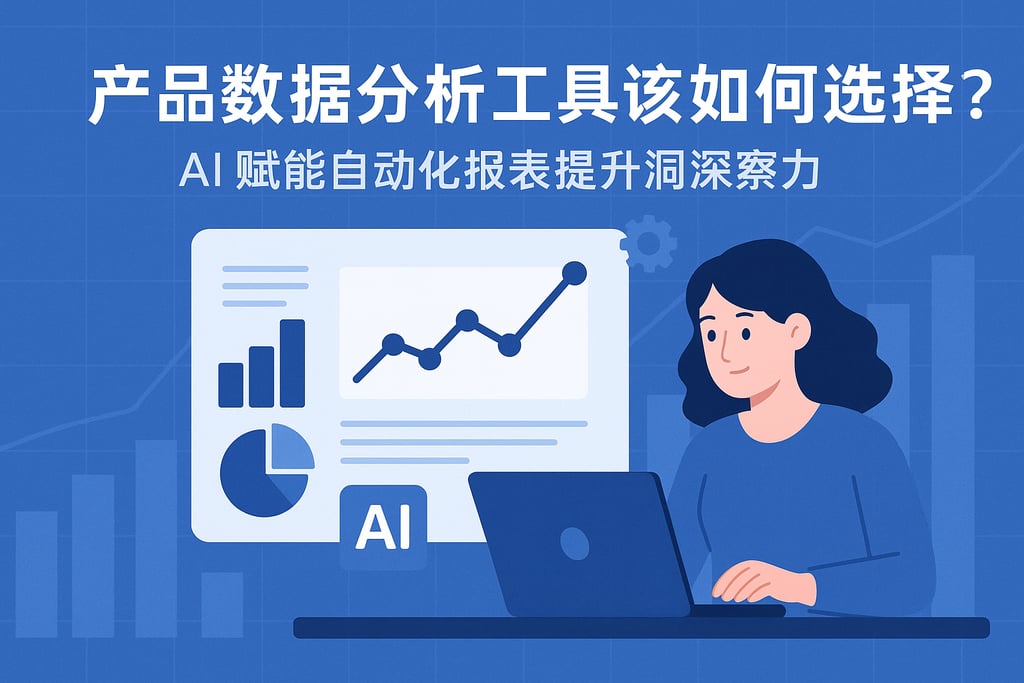 产品数据分析工具该如何选择？AI赋能自动化报表提升洞察力