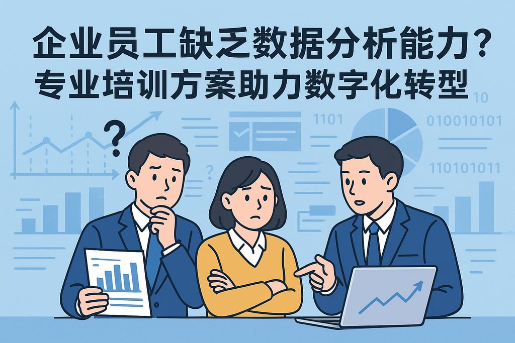 企业员工缺乏数据分析能力？专业培训方案助力数字化转型