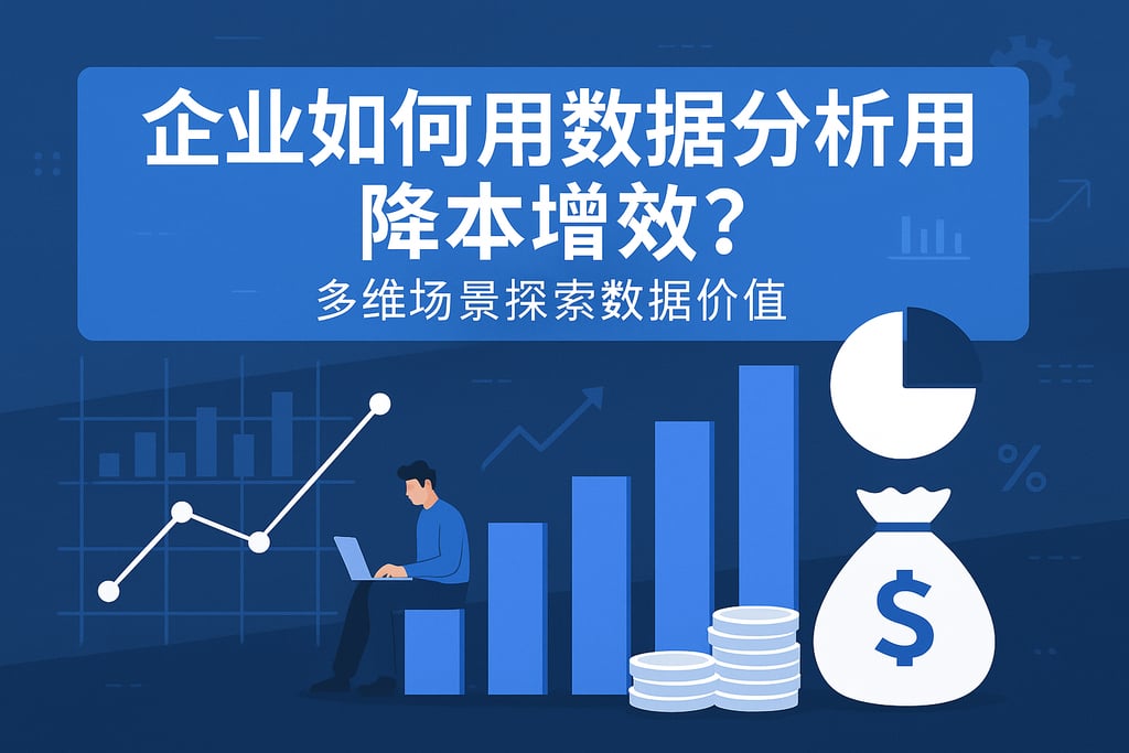企业如何用数据分析应用降本增效？多维场景探索数据价值