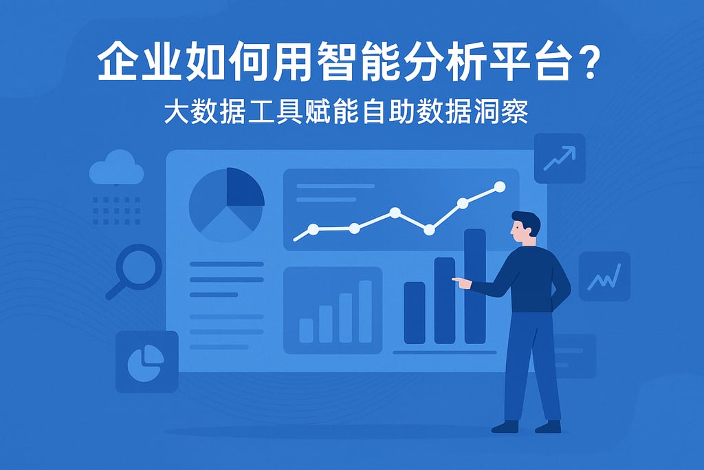 企业如何用智能分析平台？大数据工具赋能自助数据洞察