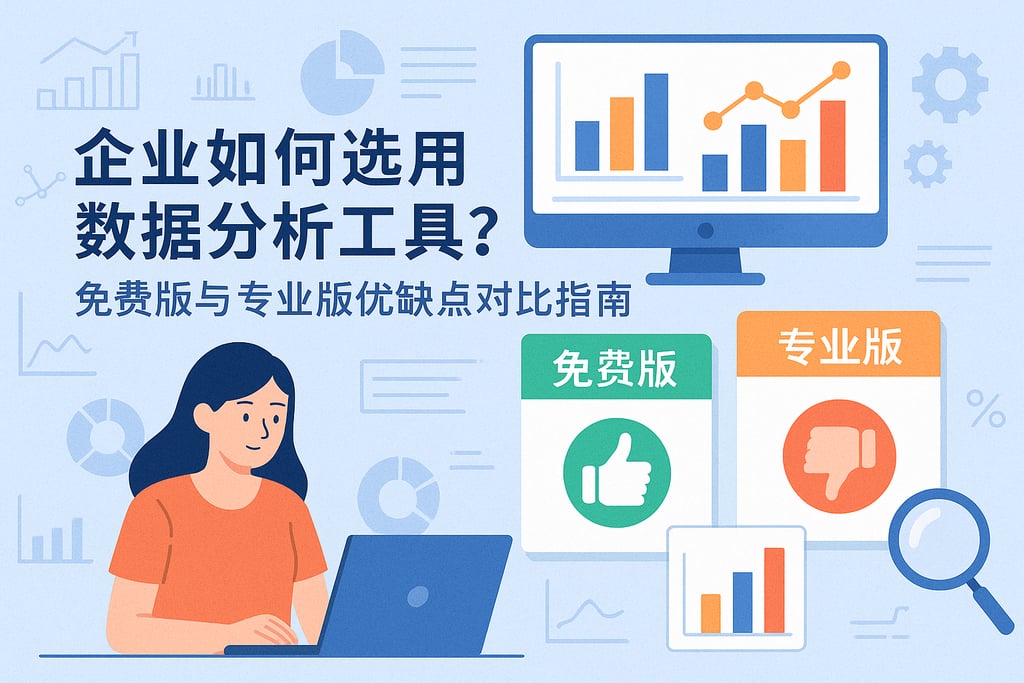 企业如何选用数据分析工具？免费版与专业版优缺点对比指南