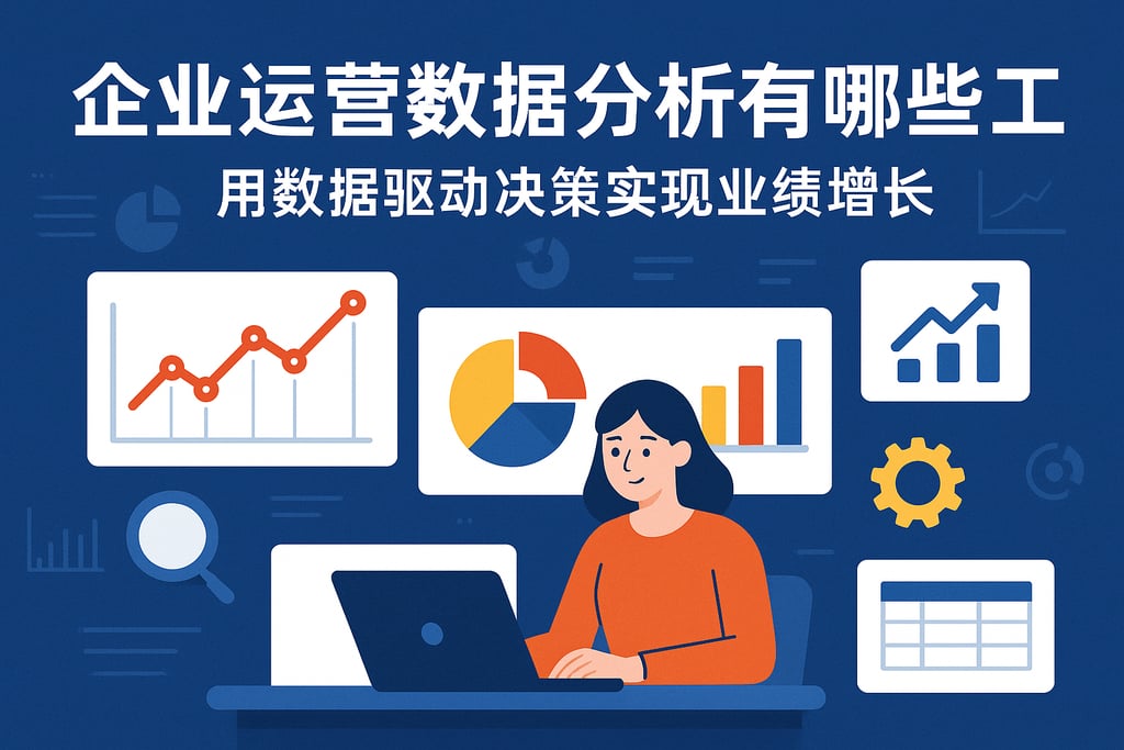 企业运营数据分析有哪些工具？用数据驱动决策实现业绩增长