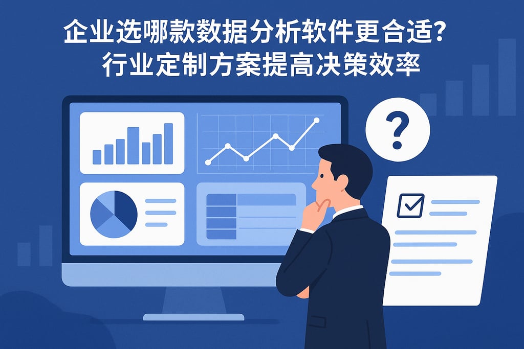 企业选哪款数据分析软件更合适？行业定制方案提高决策效率
