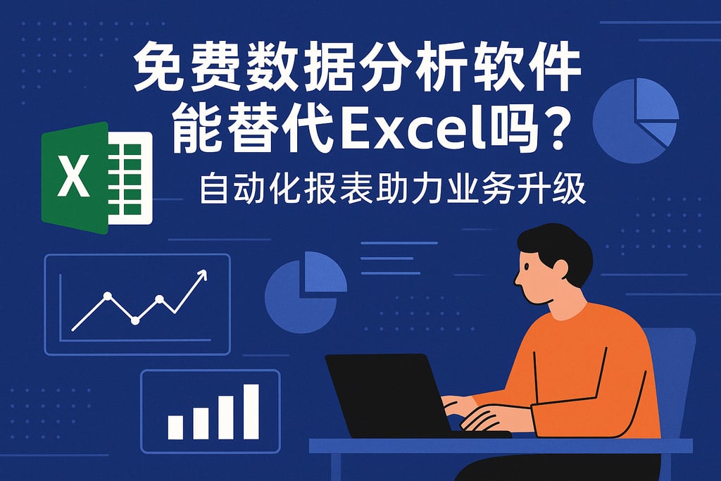 免费数据分析软件能替代Excel吗？自动化报表助力业务升级