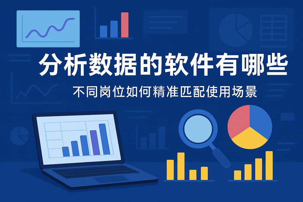 分析数据的软件有哪些？不同岗位如何精准匹配使用场景