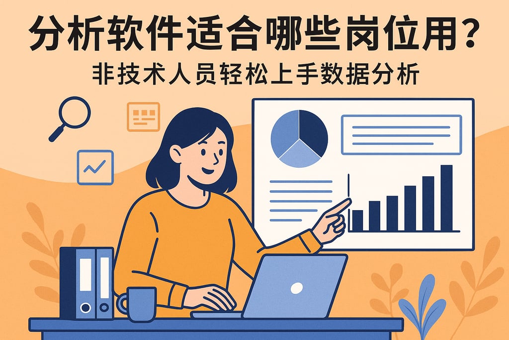 分析软件适合哪些岗位用？非技术人员轻松上手数据分析