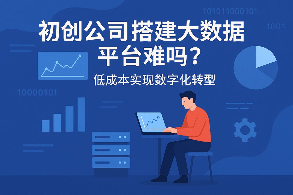 初创公司大数据平台搭建难吗？低成本实现数字化转型