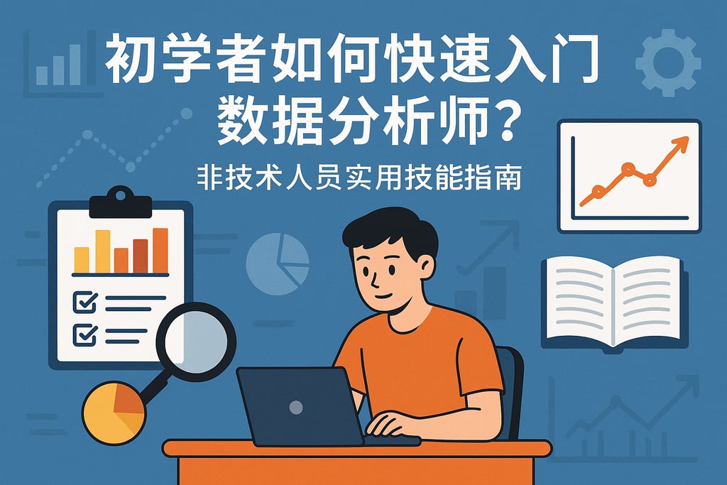 初学者如何快速入门数据分析师？非技术人员实用技能指南