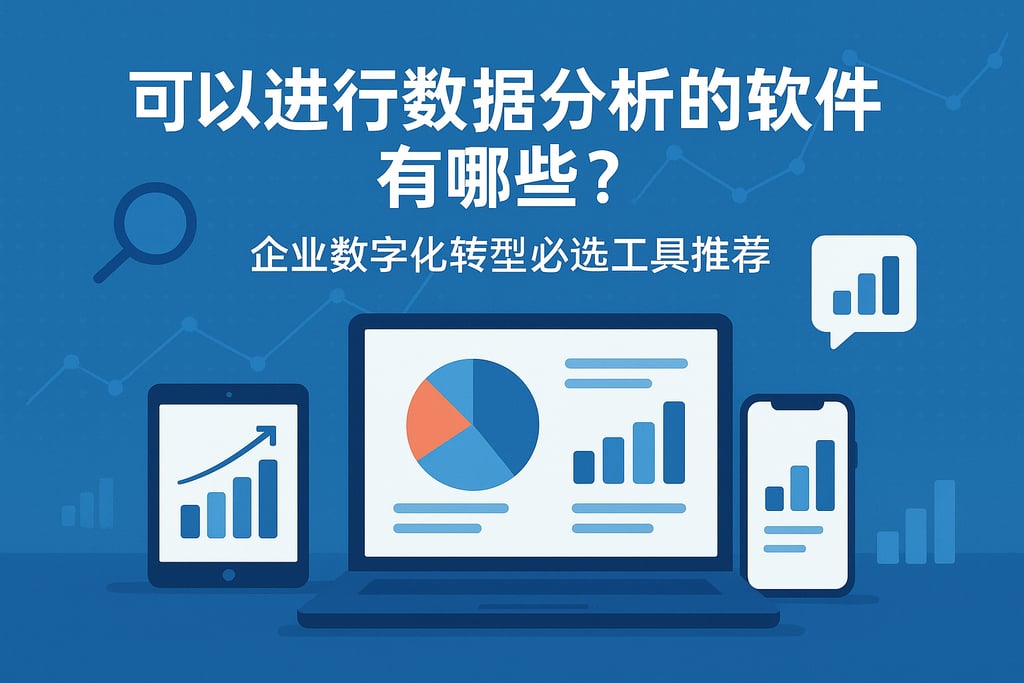 可以进行数据分析的软件有哪些？企业数字化转型必选工具推荐