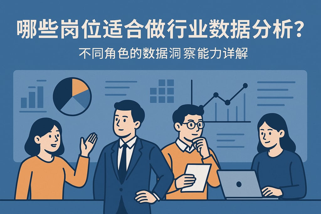 哪些岗位适合行业数据分析？不同角色的数据洞察能力详解