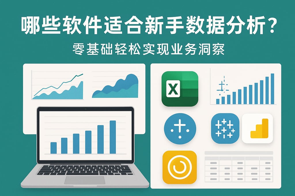 哪些软件适合新手数据分析？零基础轻松实现业务洞察