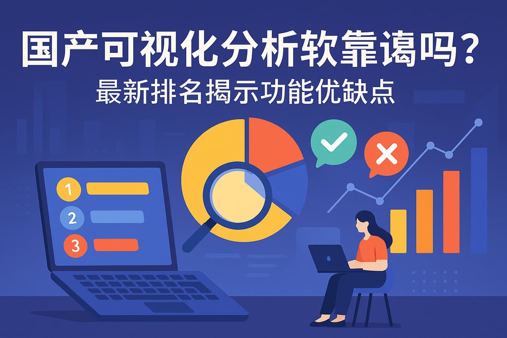 国产可视化分析软件靠谱吗？最新排名揭示功能优缺点