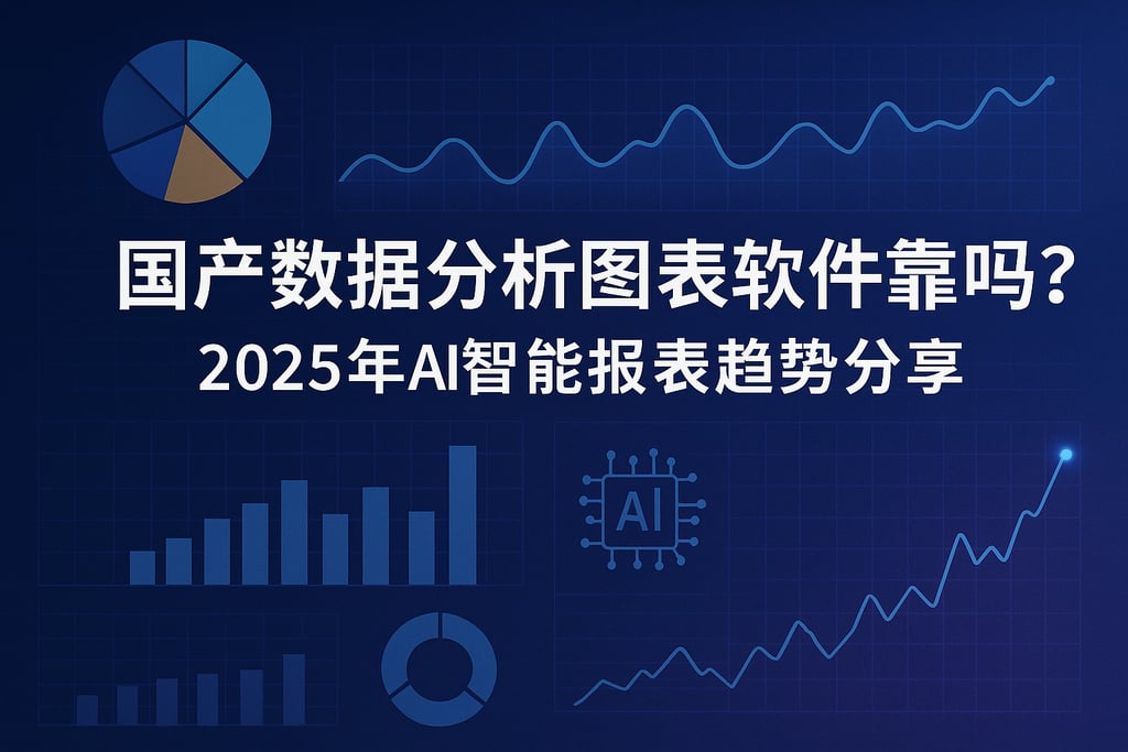 国产数据分析图表软件靠谱吗？2025年AI智能报表趋势分享