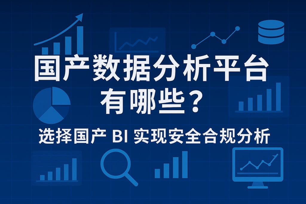 国产数据分析平台有哪些？选择国产BI实现安全合规分析