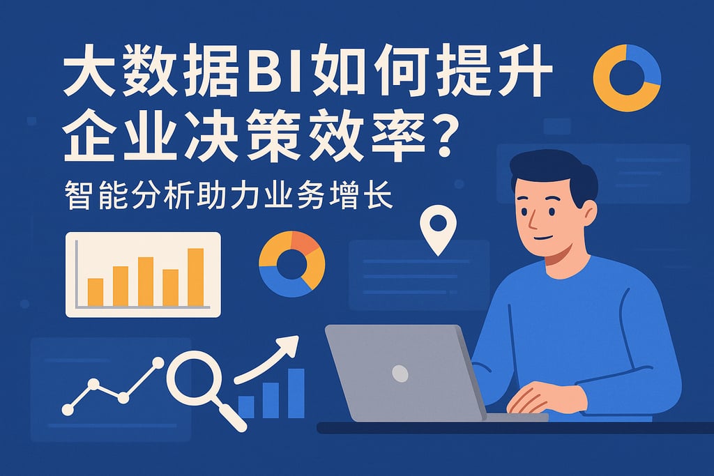 大数据BI如何提升企业决策效率？智能分析助力业务增长