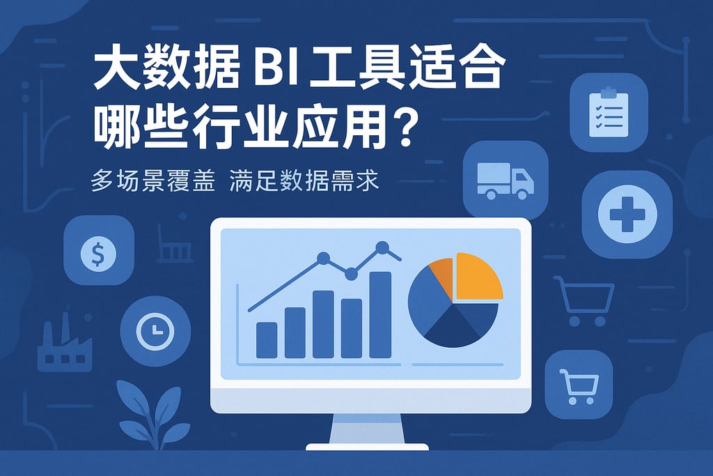 大数据BI工具适合哪些行业应用？多场景覆盖满足数据需求