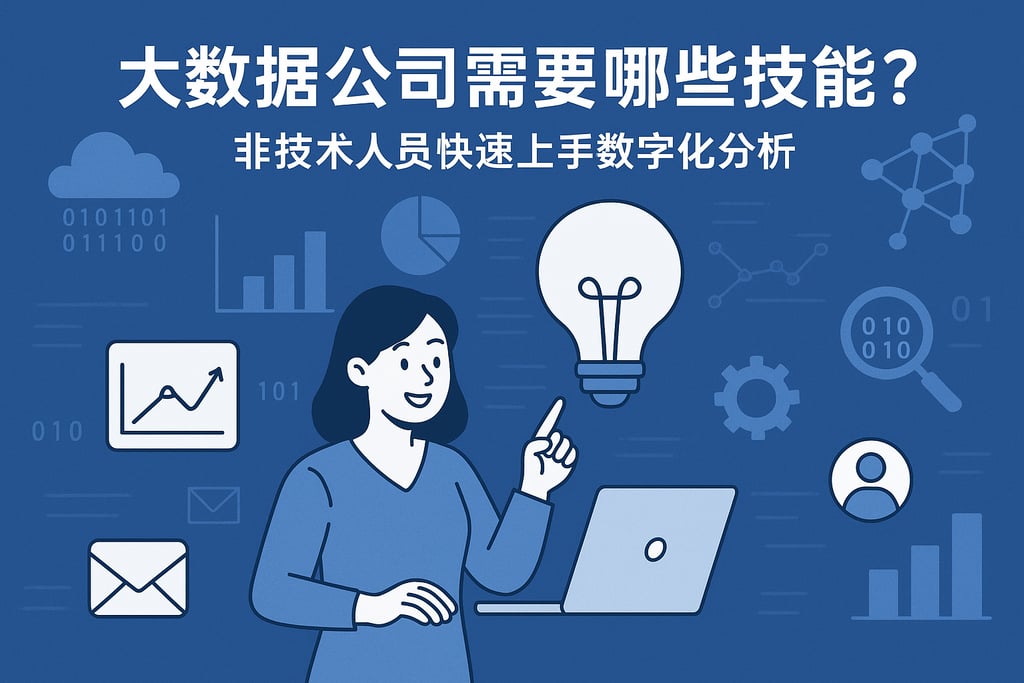 大数据公司需要哪些技能？非技术人员快速上手数字化分析