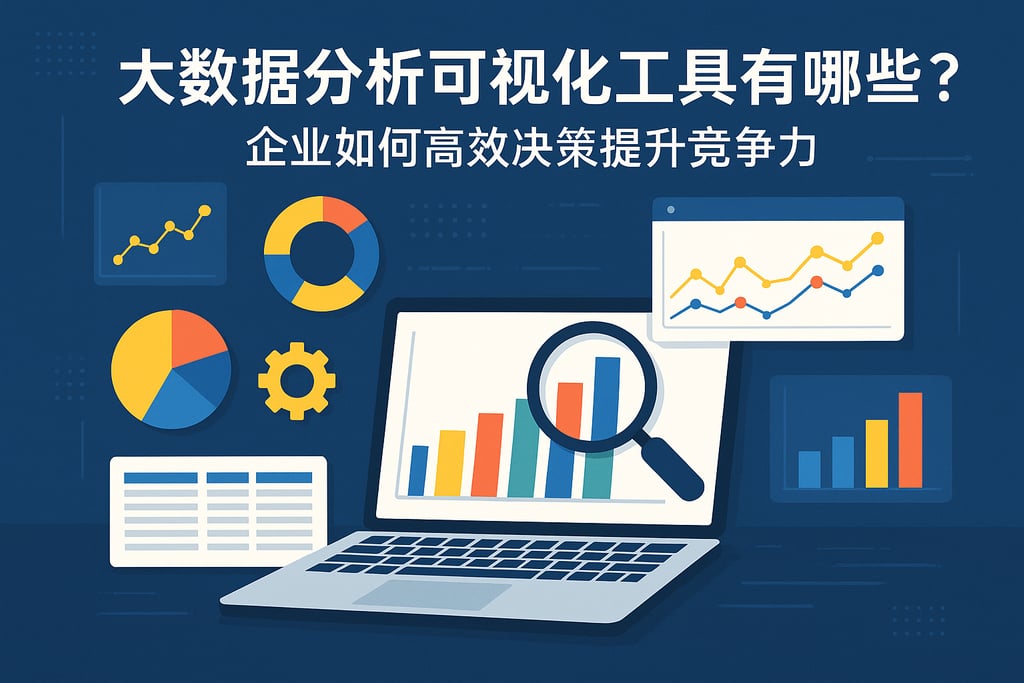 大数据分析可视化工具有哪些？企业如何高效决策提升竞争力
