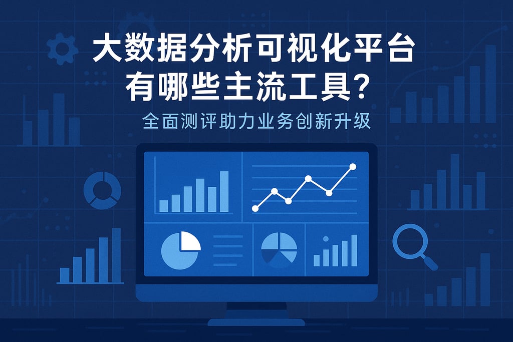 大数据分析可视化平台有哪些主流工具？全面测评助力业务创新升级