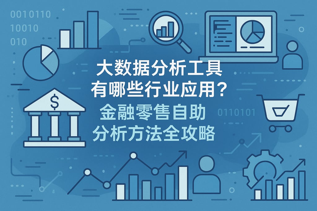 大数据分析工具有哪些行业应用？金融零售自助分析方法全攻略