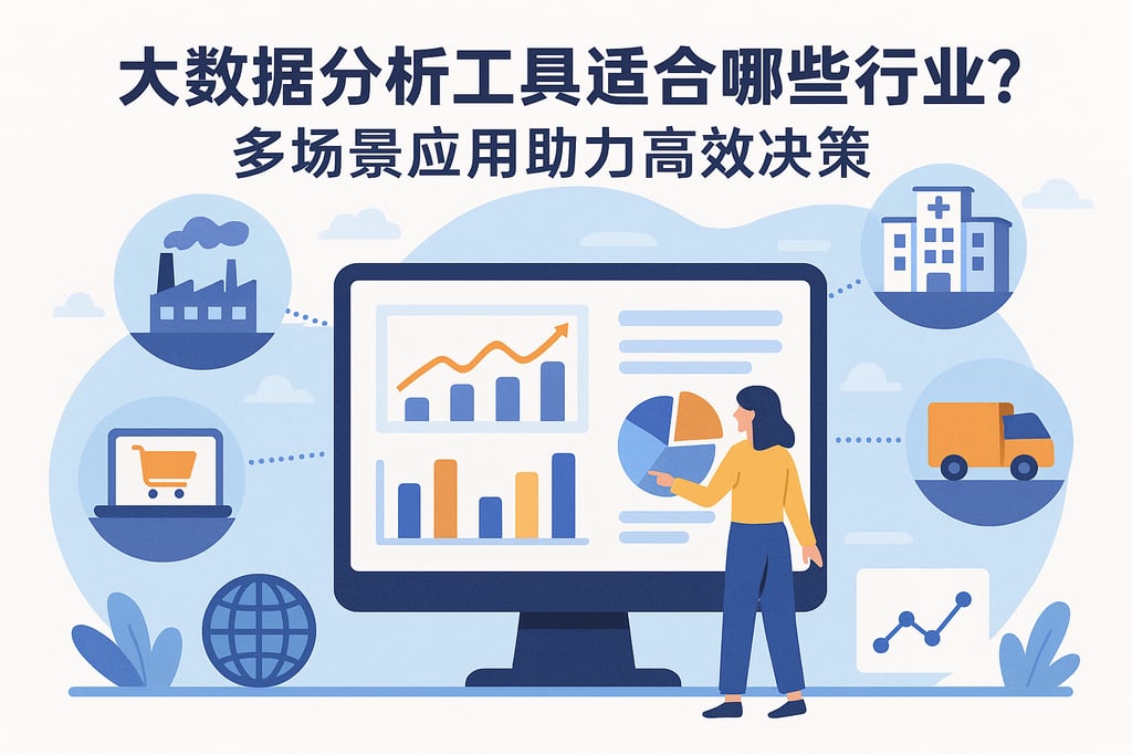 大数据分析工具适合哪些行业？多场景应用助力高效决策