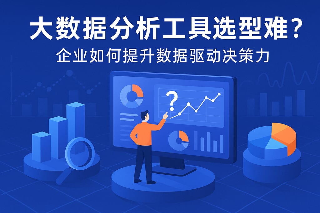 大数据分析工具选型难？企业如何提升数据驱动决策力