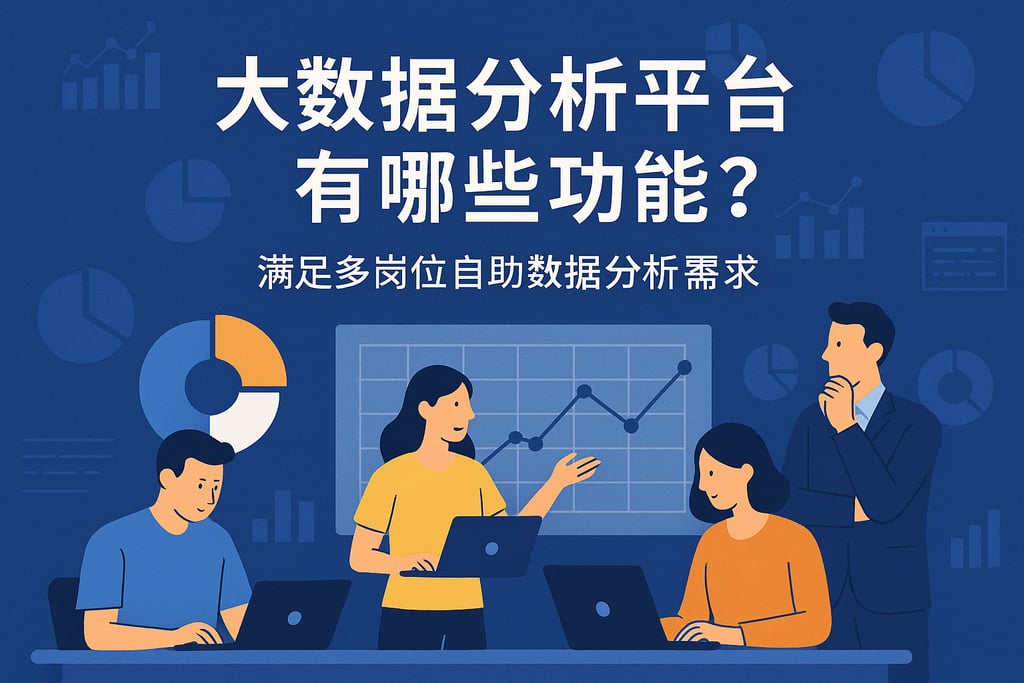 大数据分析平台有哪些功能？满足多岗位自助数据分析需求