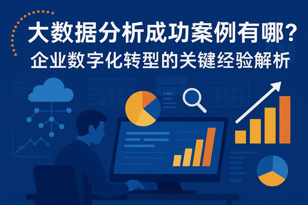 大数据分析成功案例有哪些？企业数字化转型的关键经验解析
