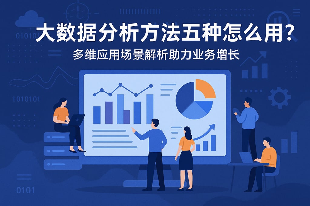 大数据分析方法五种怎么用？多维应用场景解析助力业务增长
