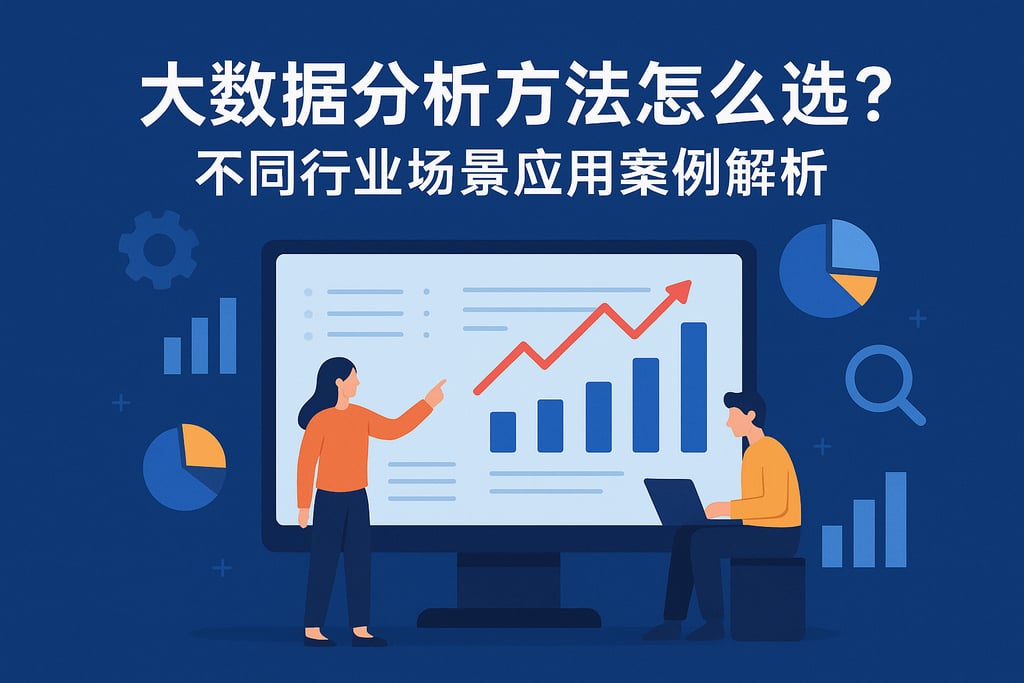 大数据分析方法怎么选？不同行业场景应用案例解析