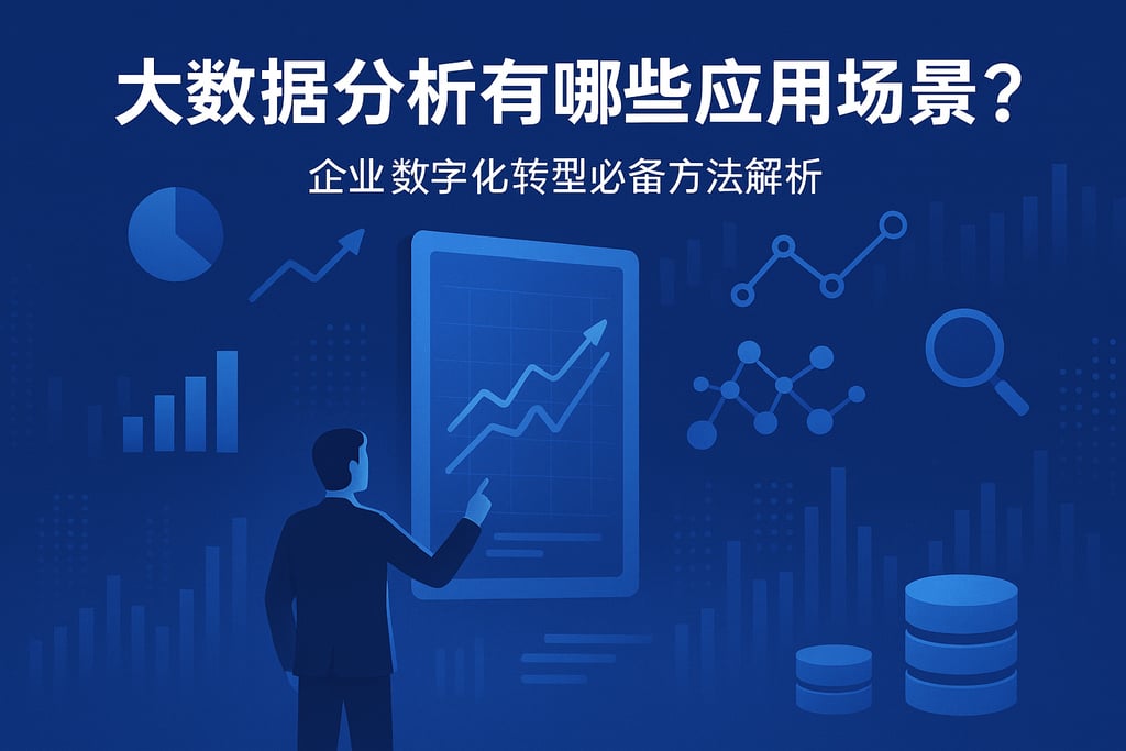 大数据分析有哪些应用场景？企业数字化转型必备方法解析