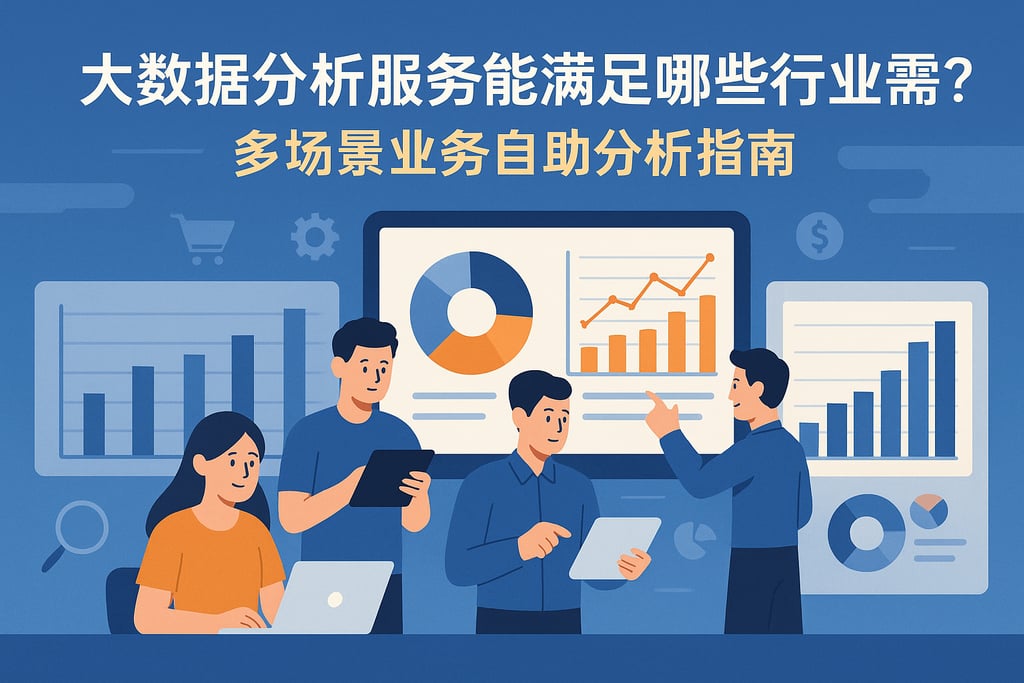 大数据分析服务能满足哪些行业需求？多场景业务自助分析指南