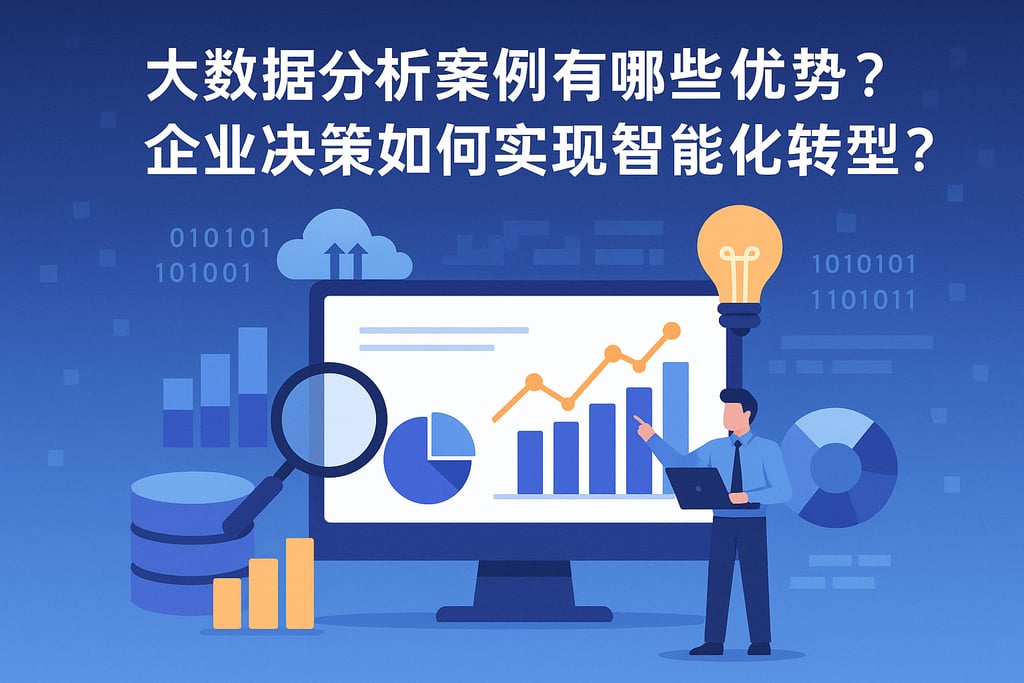 大数据分析案例有哪些优势？企业决策如何实现智能化转型？