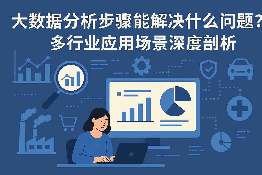 大数据分析步骤能解决什么问题？多行业应用场景深度剖析