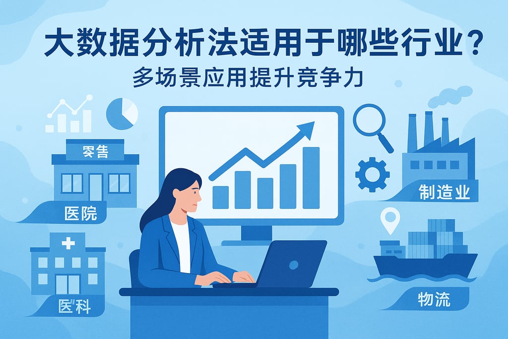 大数据分析法适用于哪些行业？多场景应用提升竞争力
