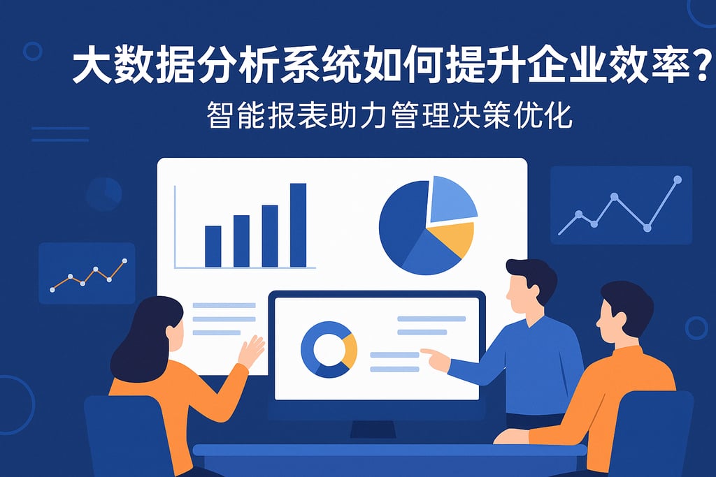 大数据分析系统如何提升企业效率？智能报表助力管理决策优化