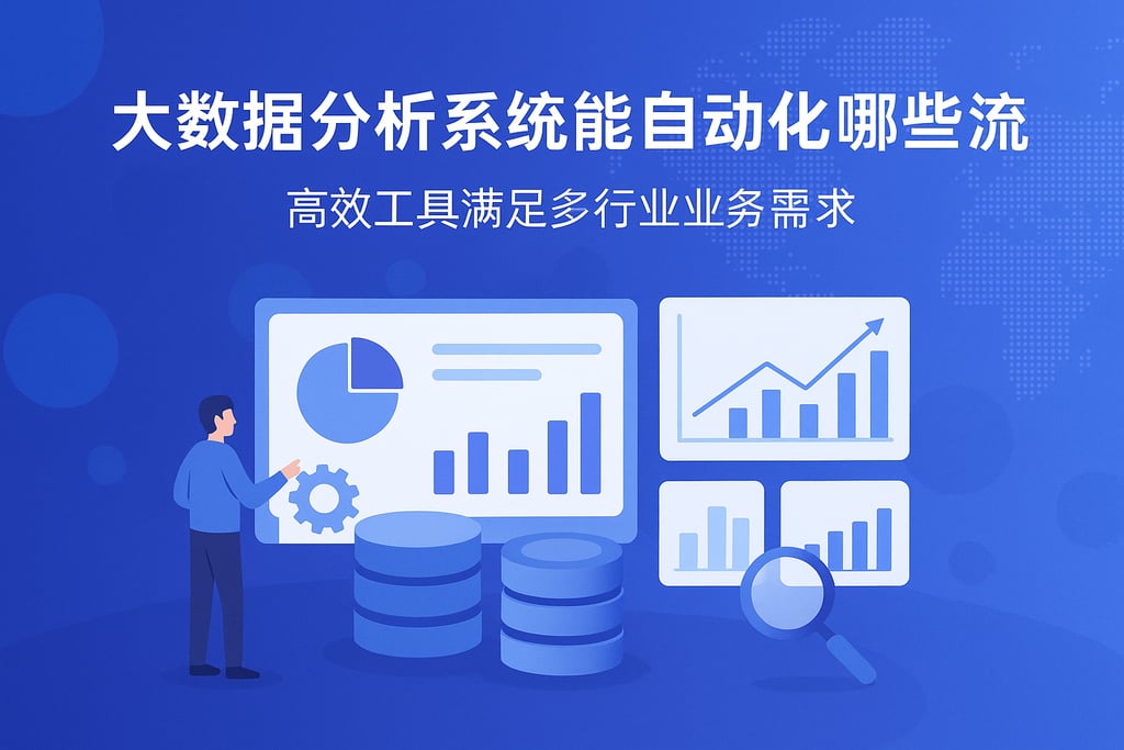 大数据分析系统能自动化哪些流程？高效工具满足多行业业务需求