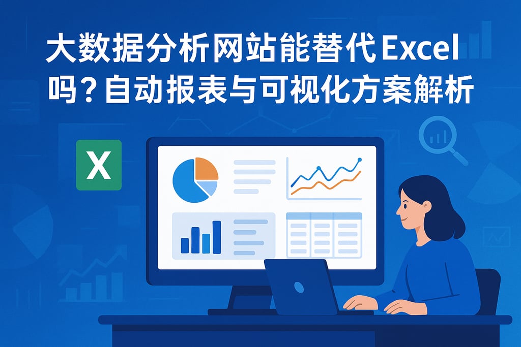 大数据分析网站能替代Excel吗？自动报表与可视化方案解析