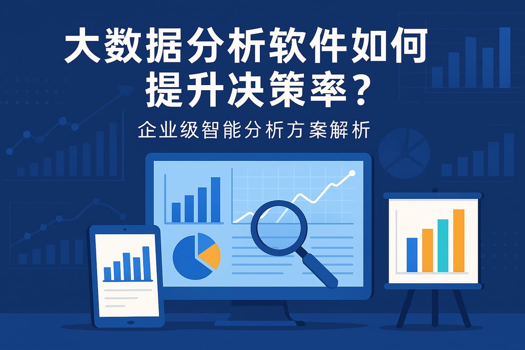 大数据分析软件如何提升决策效率？企业级智能分析方案解析