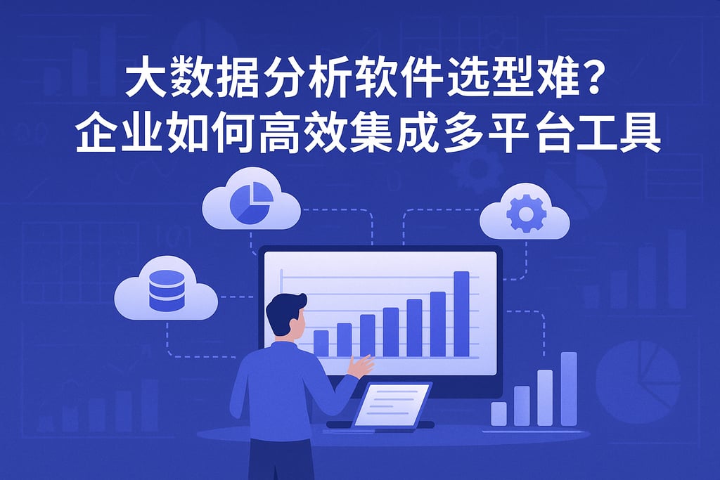 大数据分析软件选型难？企业如何高效集成多平台工具